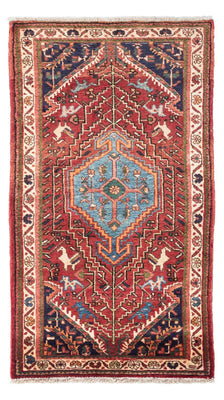 Alfombra persa - Nómada - 141 x 79 cm - rojo
