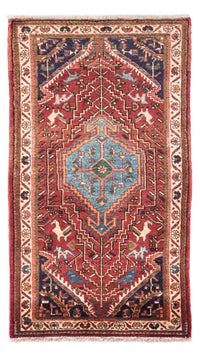 Alfombra persa - Nómada - 141 x 79 cm - rojo