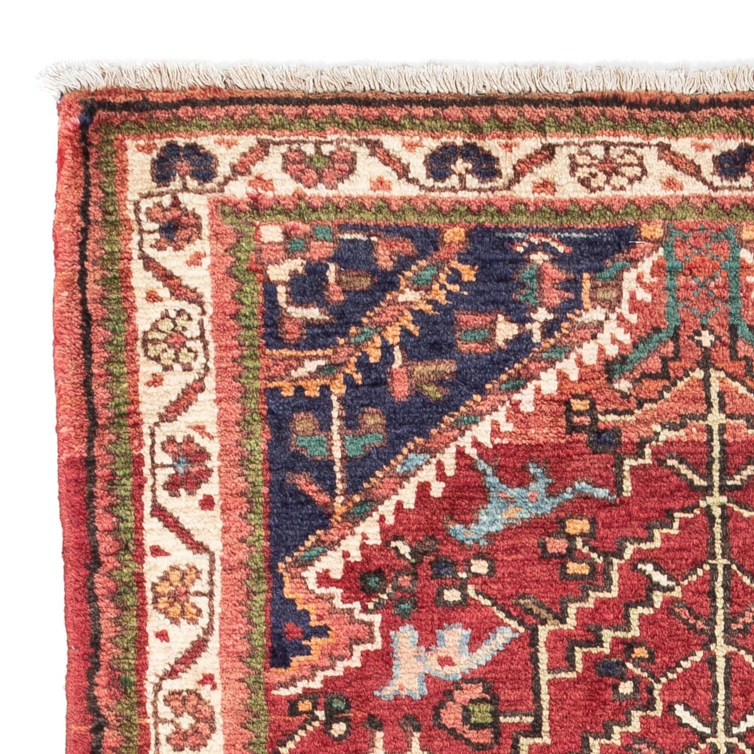 Alfombra persa - Nómada - 141 x 79 cm - rojo