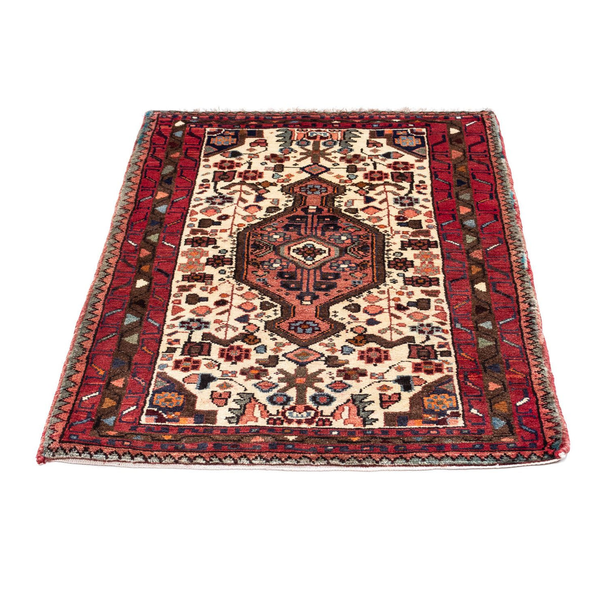 Alfombra persa - Nómada - 118 x 85 cm - beige