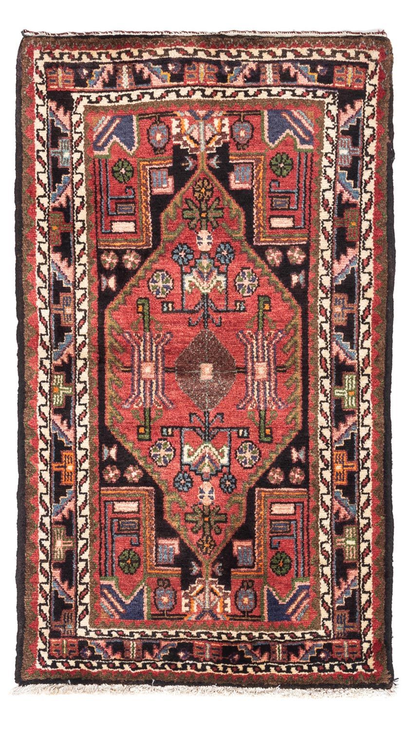 Alfombra persa - Nómada - 127 x 74 cm - rojo