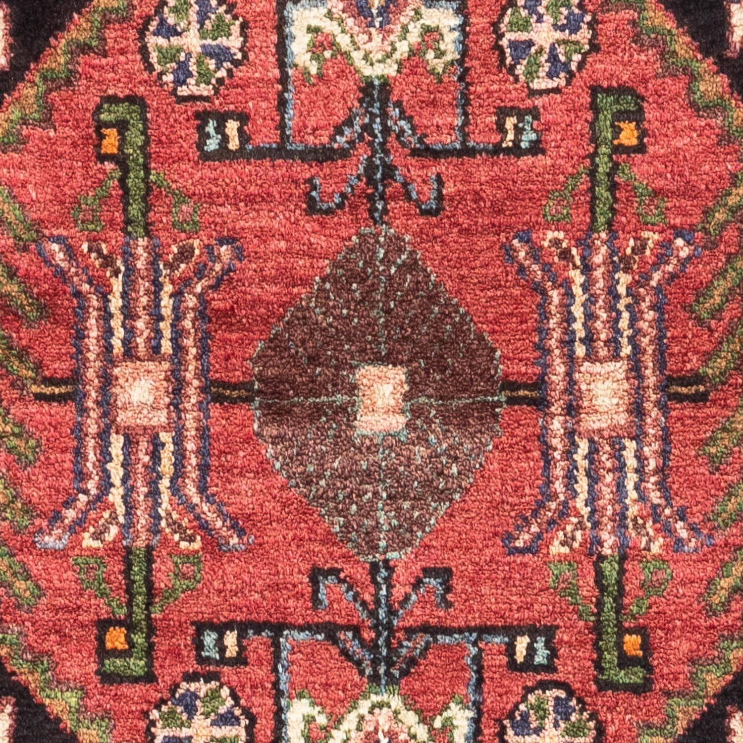 Alfombra persa - Nómada - 127 x 74 cm - rojo