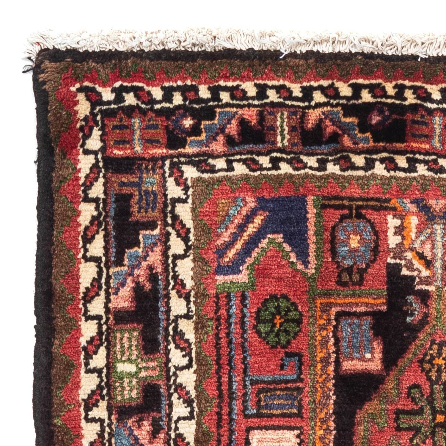 Alfombra persa - Nómada - 127 x 74 cm - rojo