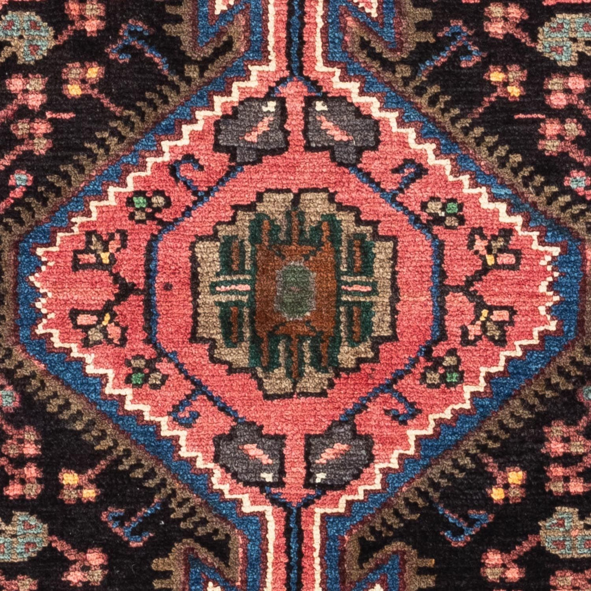 Alfombra persa - Nómada - 125 x 81 cm - rojo claro