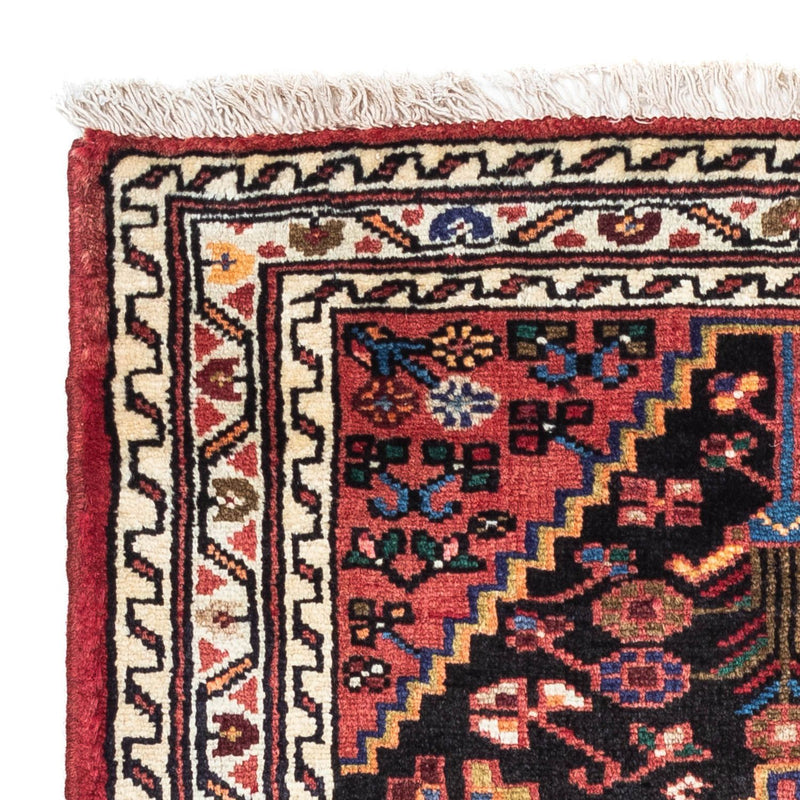 Alfombra persa - Nómada - 130 x 75 cm - rojo claro