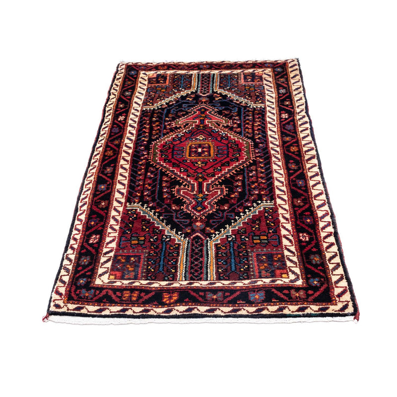 Alfombra persa - Nómada - 145 x 75 cm - azul oscuro
