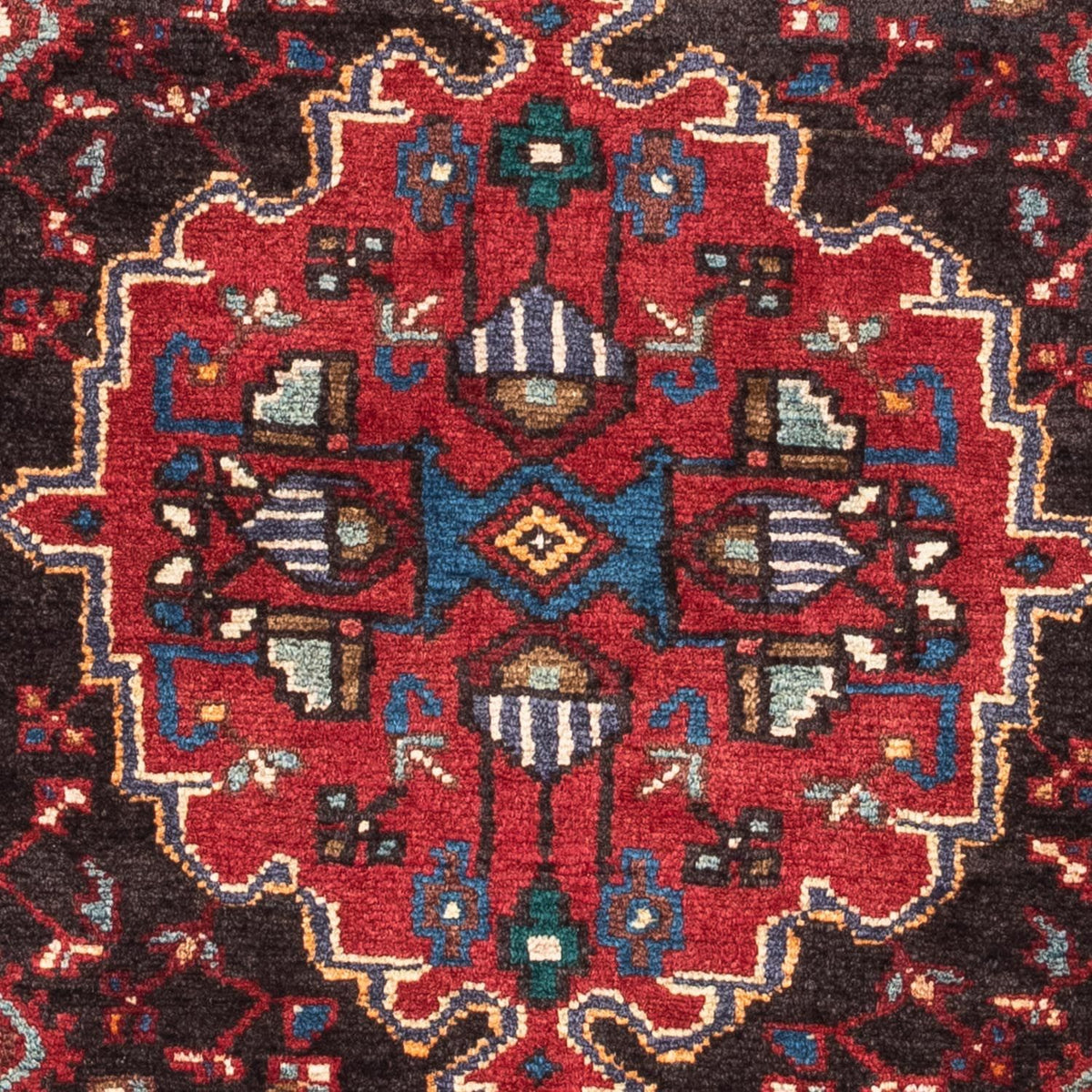 Alfombra persa - Nómada - 121 x 77 cm - rojo