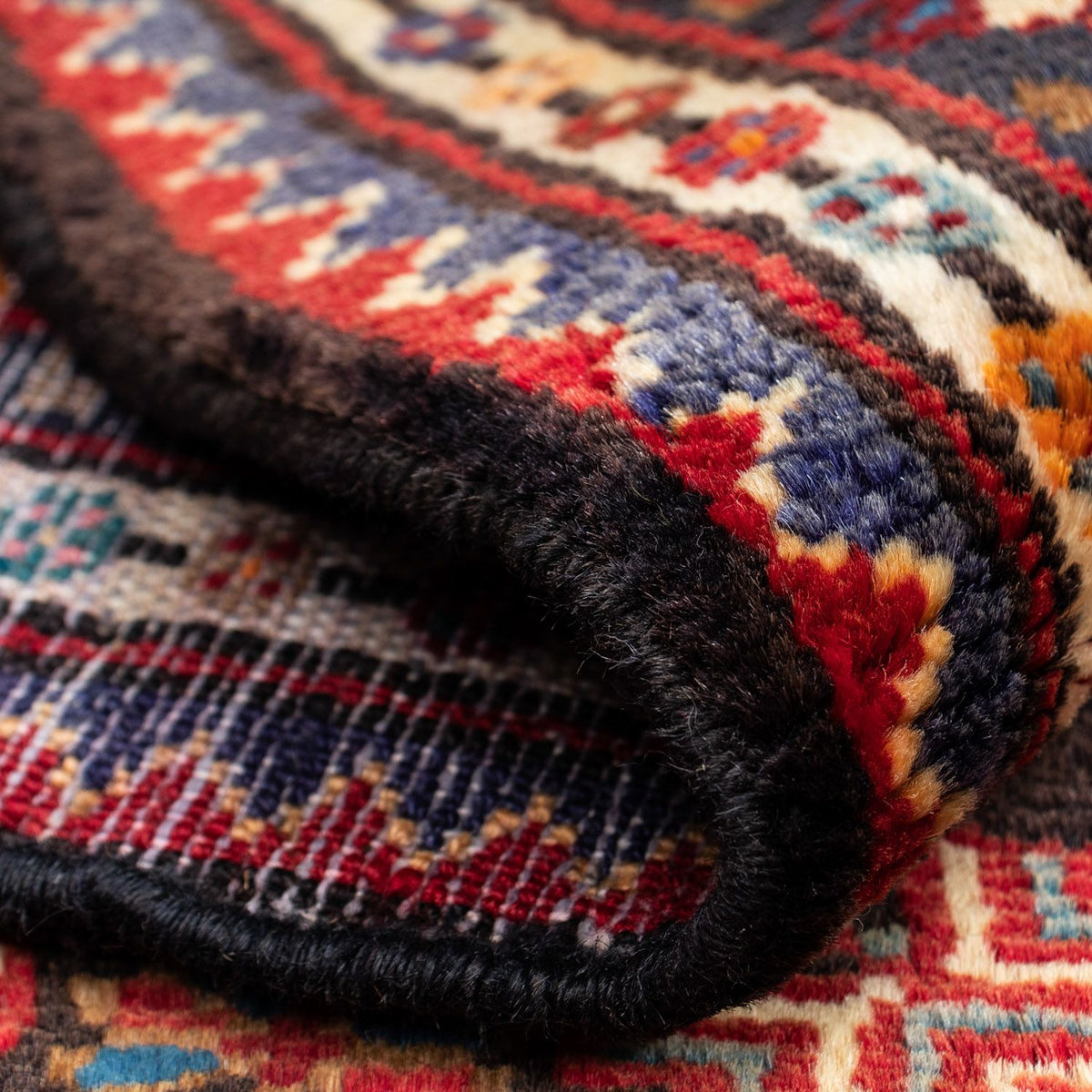 Alfombra persa - Nómada - 121 x 77 cm - rojo