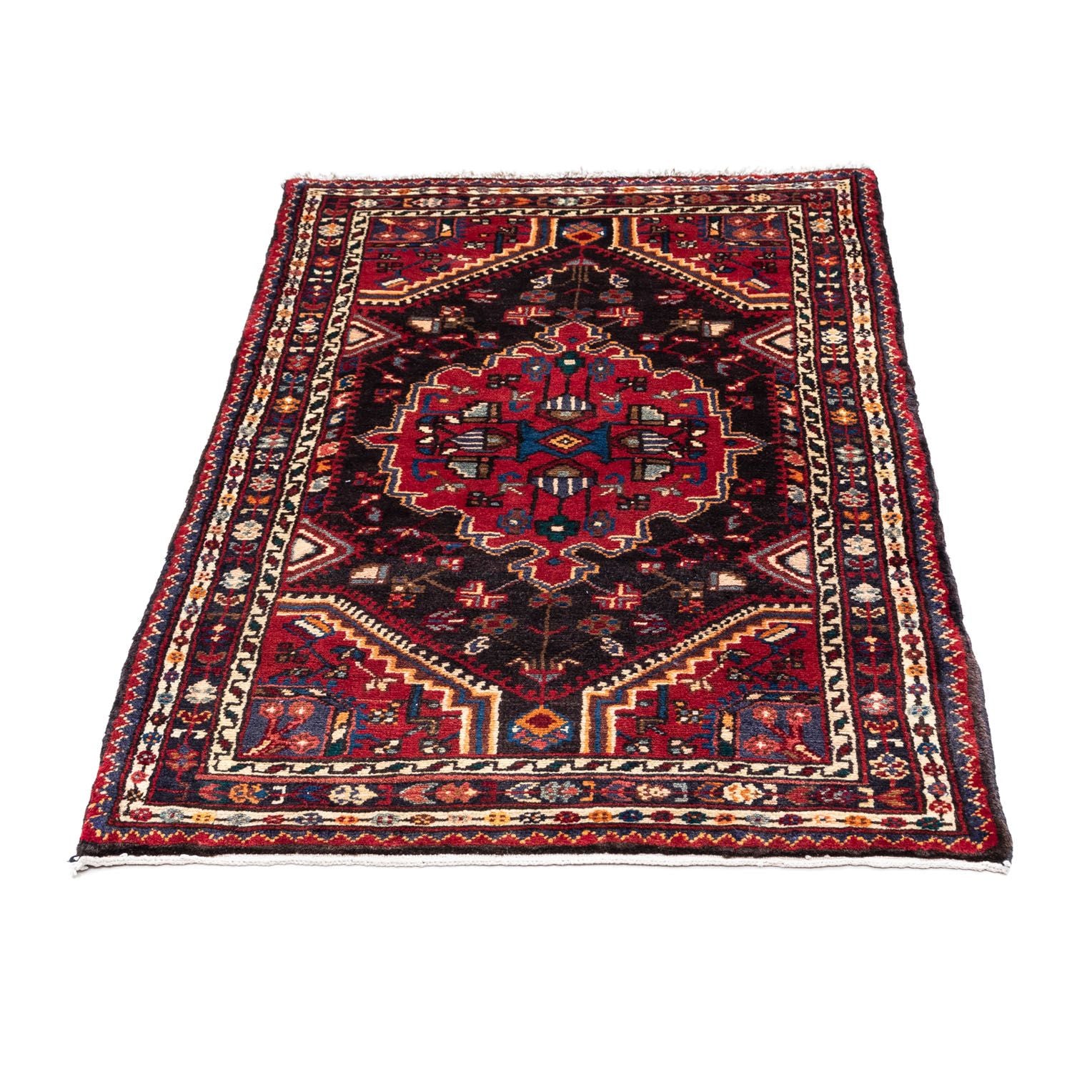 Alfombra persa - Nómada - 121 x 77 cm - rojo