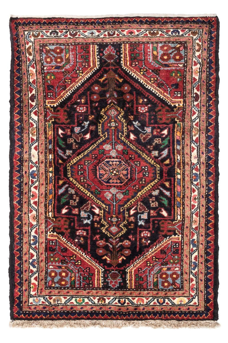 Alfombra persa - Nómada - 127 x 81 cm - azul oscuro