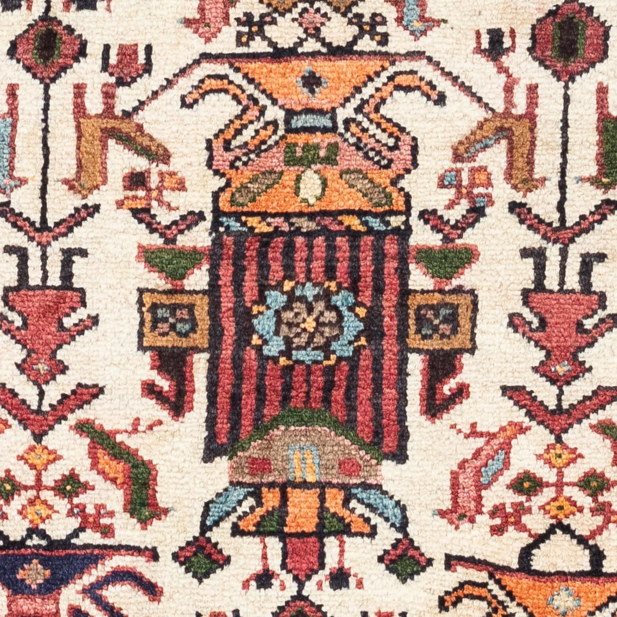 Alfombra persa - Nómada - 142 x 91 cm - beige