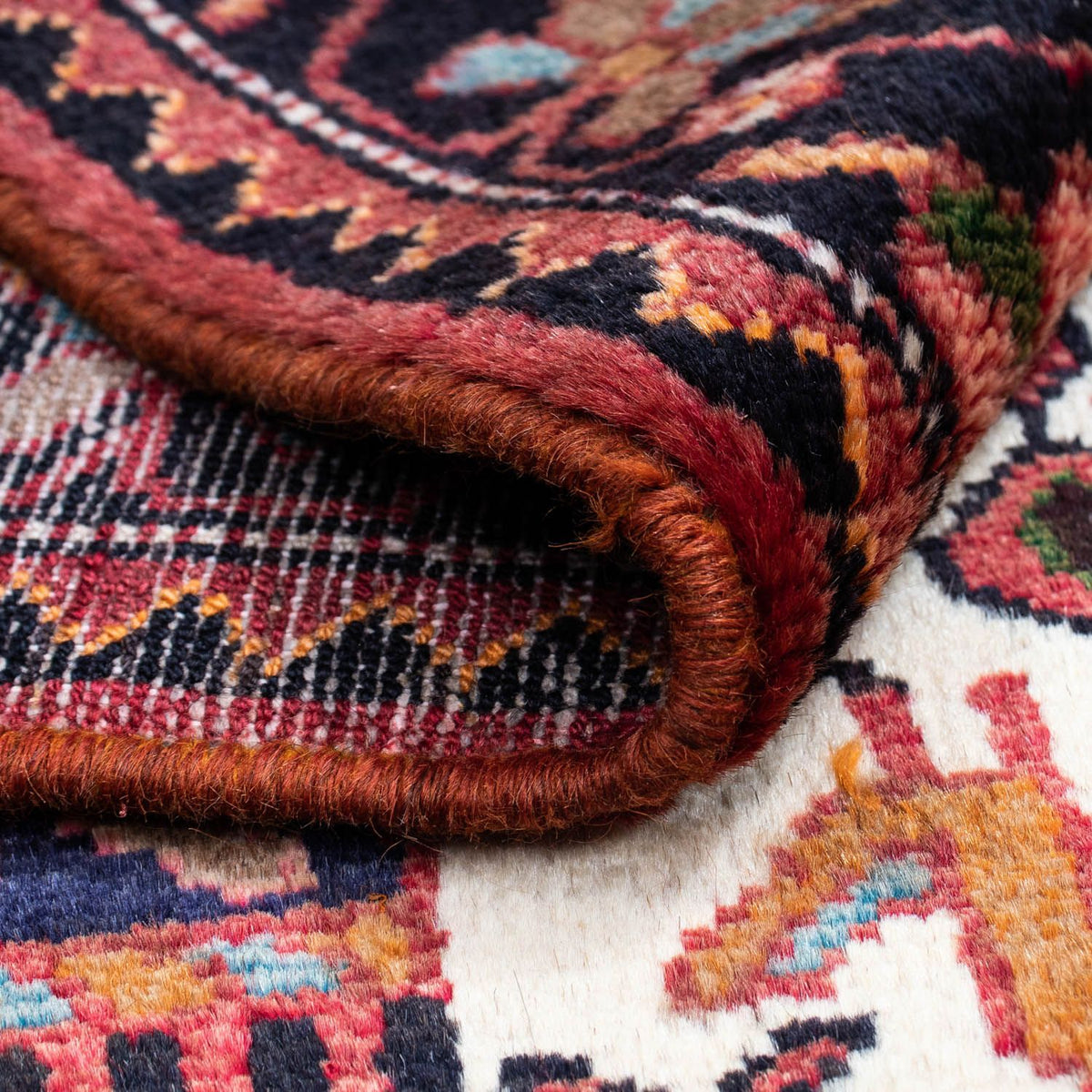 Alfombra persa - Nómada - 142 x 91 cm - beige