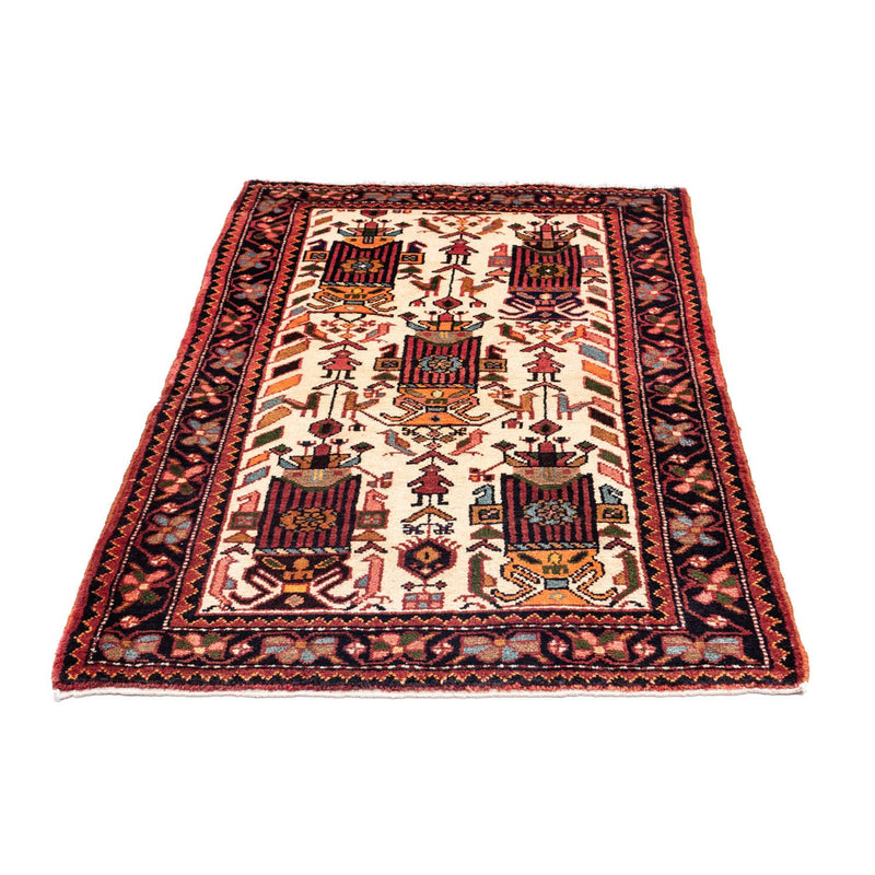 Alfombra persa - Nómada - 142 x 91 cm - beige