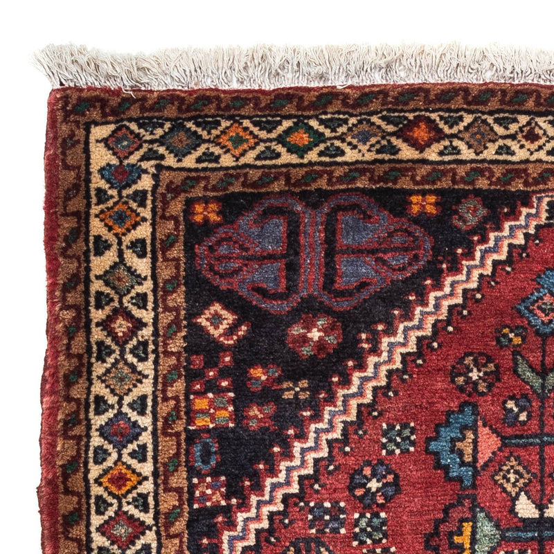 Alfombra persa - Nómada - 137 x 85 cm - rojo claro