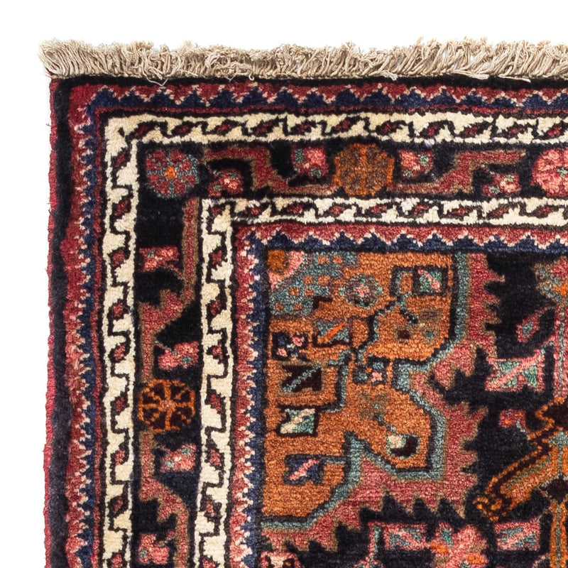 Alfombra persa - Nómada - 124 x 82 cm - rojo claro