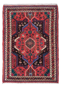 Alfombra persa - Nómada - 128 x 88 cm - rojo