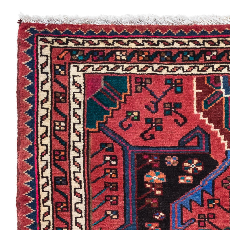 Alfombra persa - Nómada - 128 x 88 cm - rojo