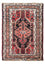 Alfombra persa - Nómada - 127 x 87 cm - rojo claro