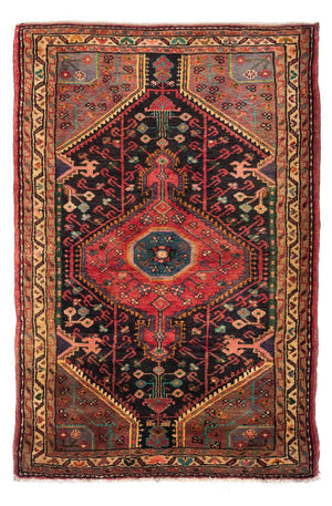 Alfombra persa - Nómada - 147 x 90 cm - rojo