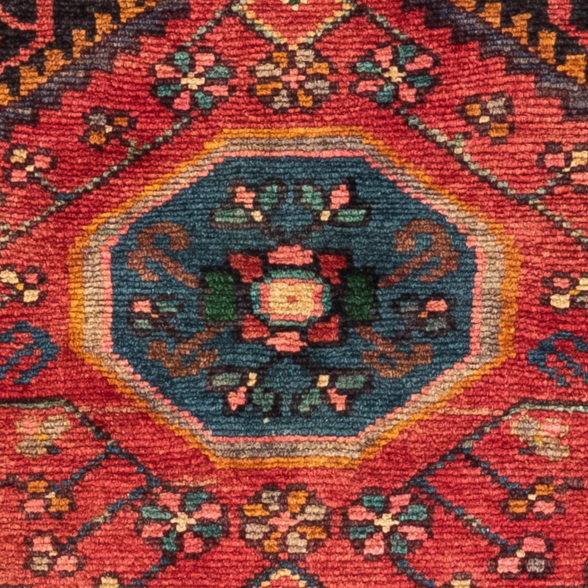 Alfombra persa - Nómada - 147 x 90 cm - rojo