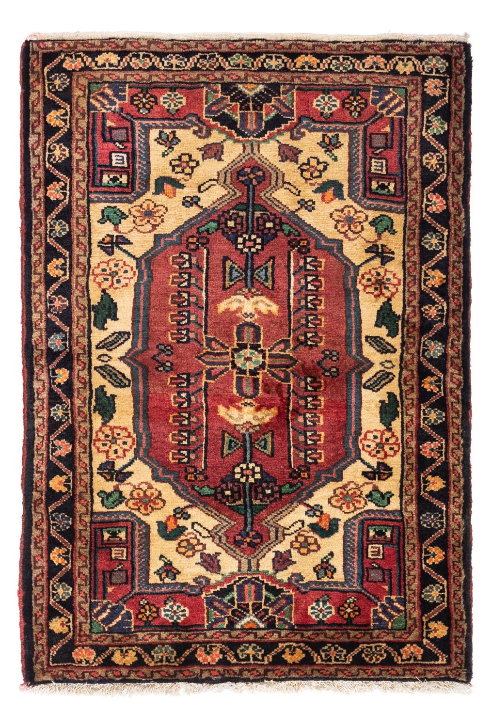 Alfombra persa - Nómada - 123 x 83 cm - rojo