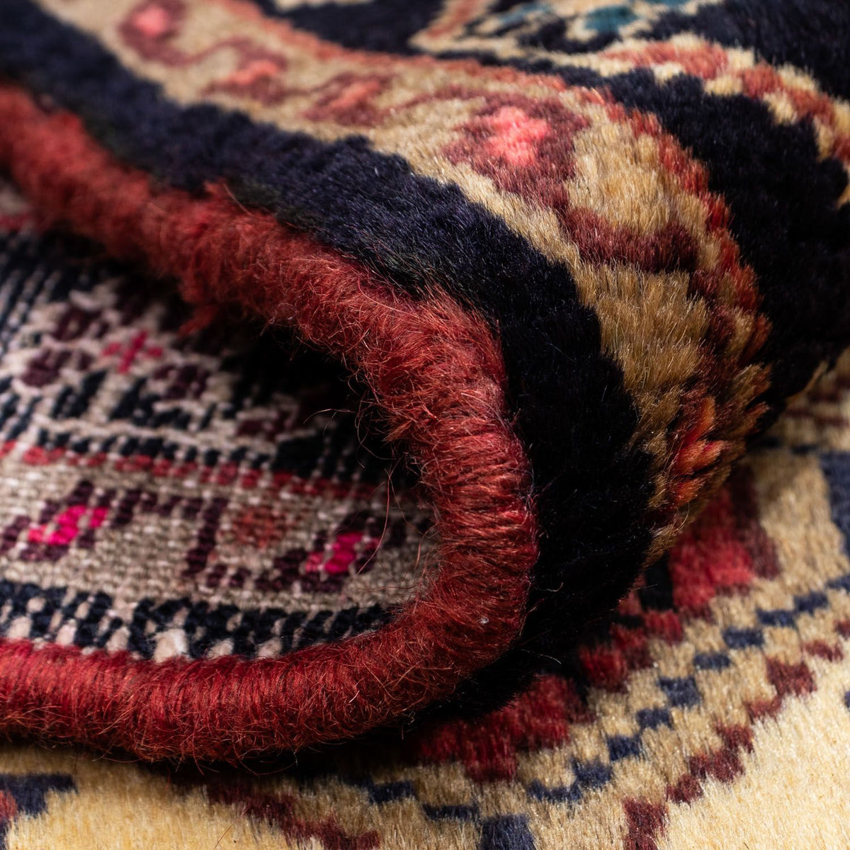 Alfombra persa - Nómada - 123 x 83 cm - rojo