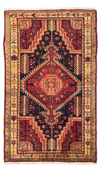 Alfombra persa - Nómada - 126 x 76 cm - rojo