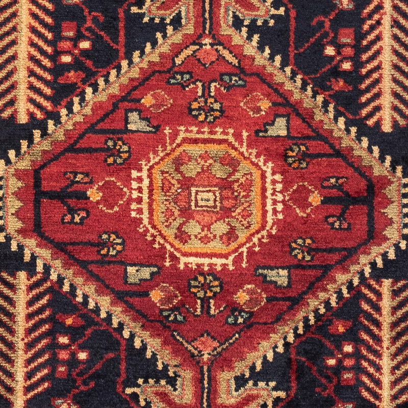 Alfombra persa - Nómada - 126 x 76 cm - rojo