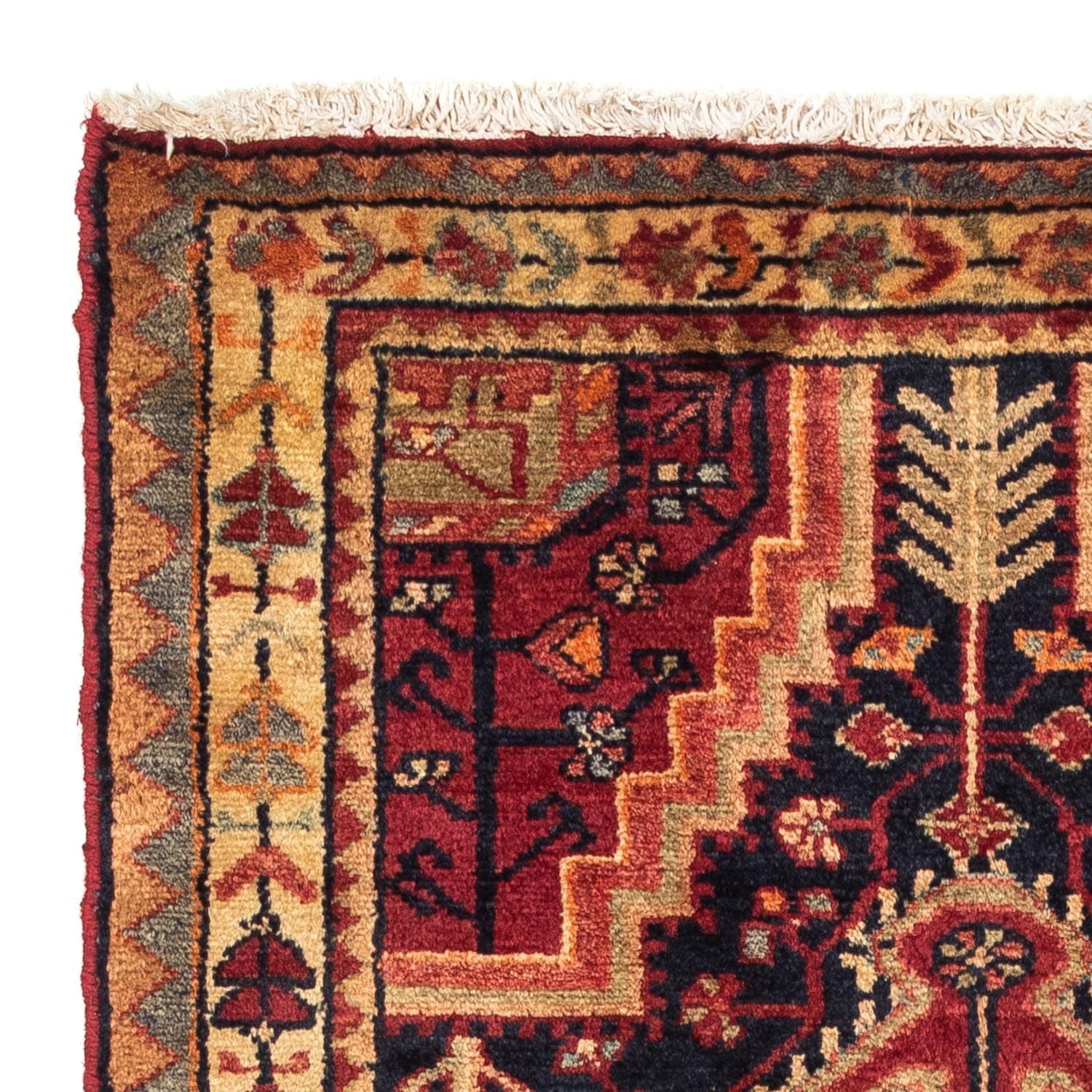 Alfombra persa - Nómada - 126 x 76 cm - rojo