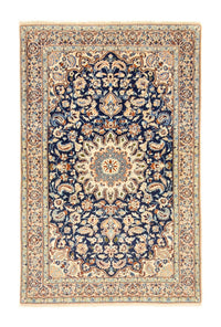 Alfombra Persa - Nain - Prima - 143 x 92 cm - azul oscuro