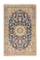 Alfombra Persa - Nain - Prima - 143 x 92 cm - azul oscuro