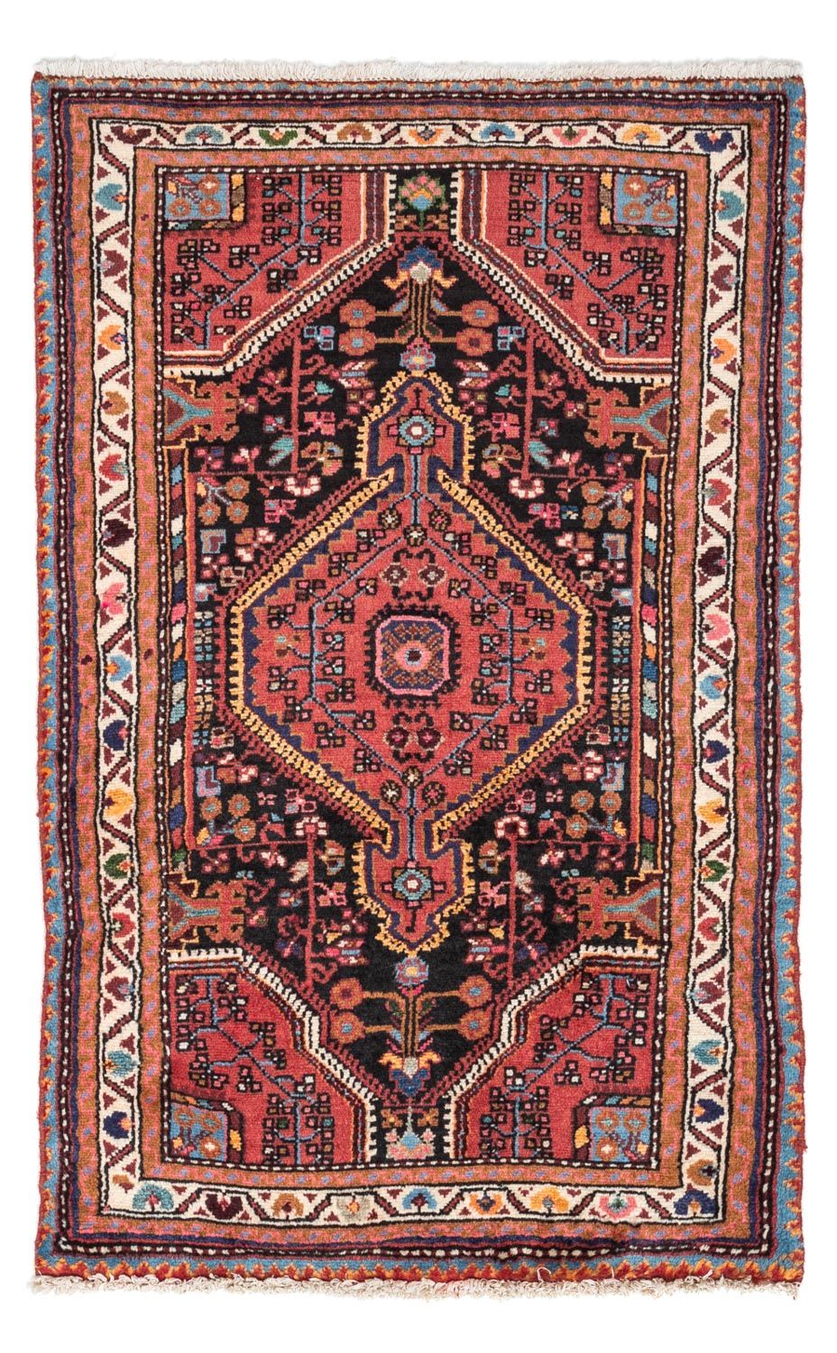 Alfombra persa - Nómada - 118 x 75 cm - rojo