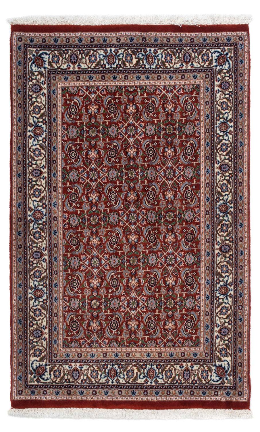Alfombra persa - Clásica - 140 x 95 cm - rojo oscuro