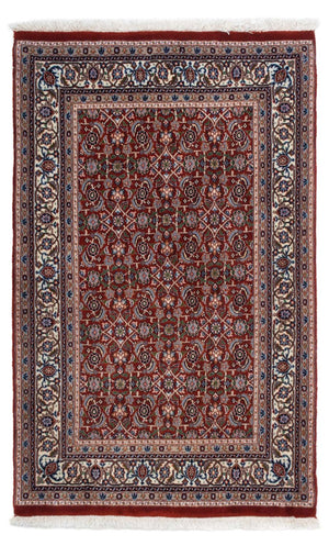 Alfombra persa - Clásica - 140 x 95 cm - rojo oscuro
