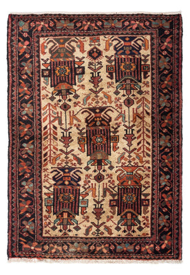 Alfombra persa - Nómada - 133 x 95 cm - beige