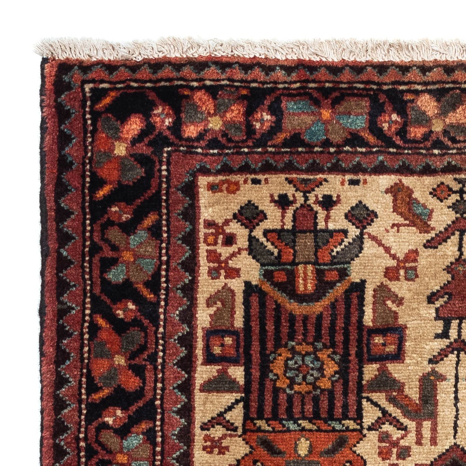 Alfombra persa - Nómada - 133 x 95 cm - beige