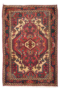Alfombra persa - Nómada - 125 x 88 cm - rojo