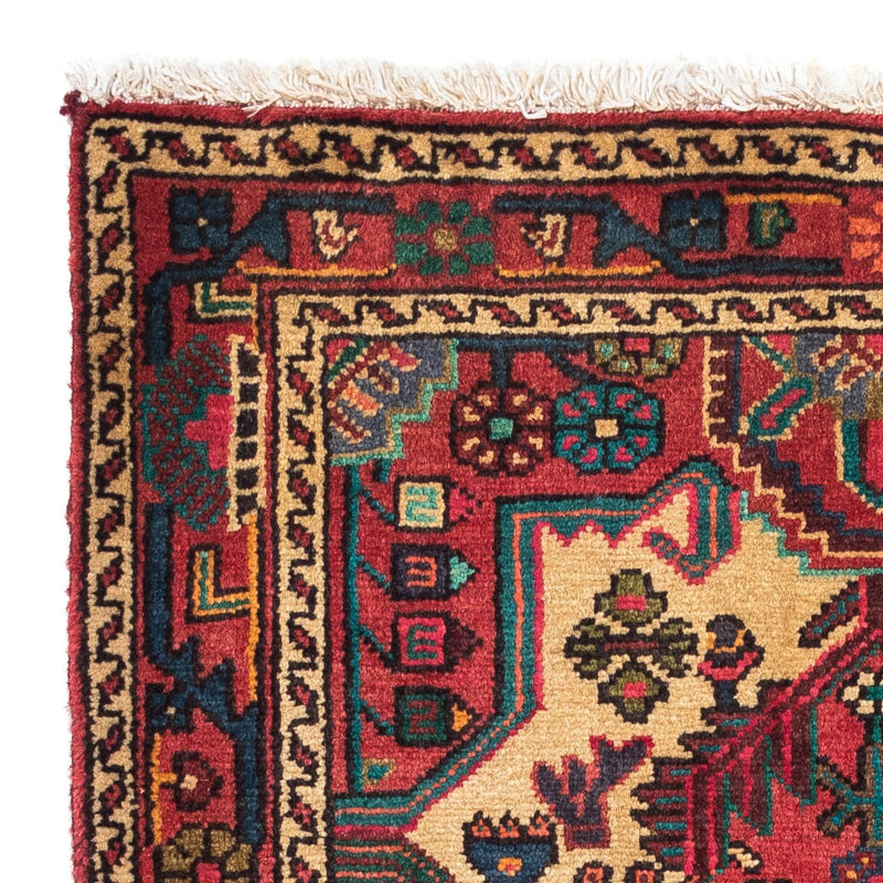 Alfombra persa - Nómada - 125 x 88 cm - rojo
