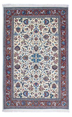 Alfombra persa - Ghom - 215 x 137 cm - beige