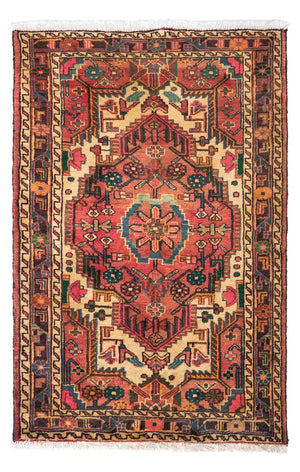 Alfombra persa - Clásica - 125 x 84 cm - rojo claro