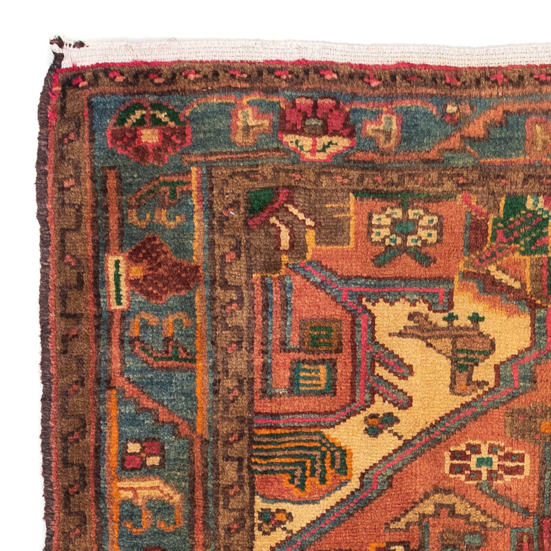 Alfombra persa - Nómada - 125 x 85 cm - rojo
