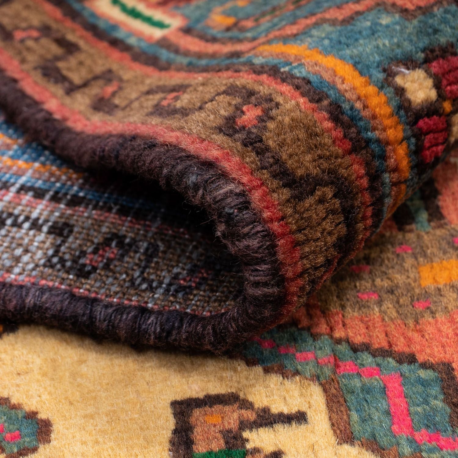 Alfombra persa - Nómada - 125 x 85 cm - rojo
