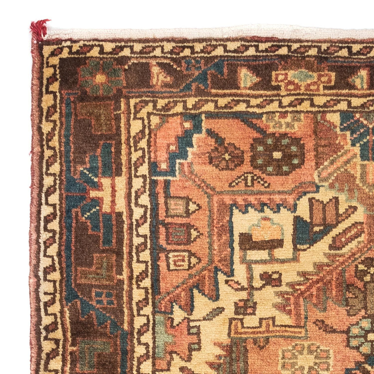 Alfombra persa - Nómada - 125 x 85 cm - rojo claro