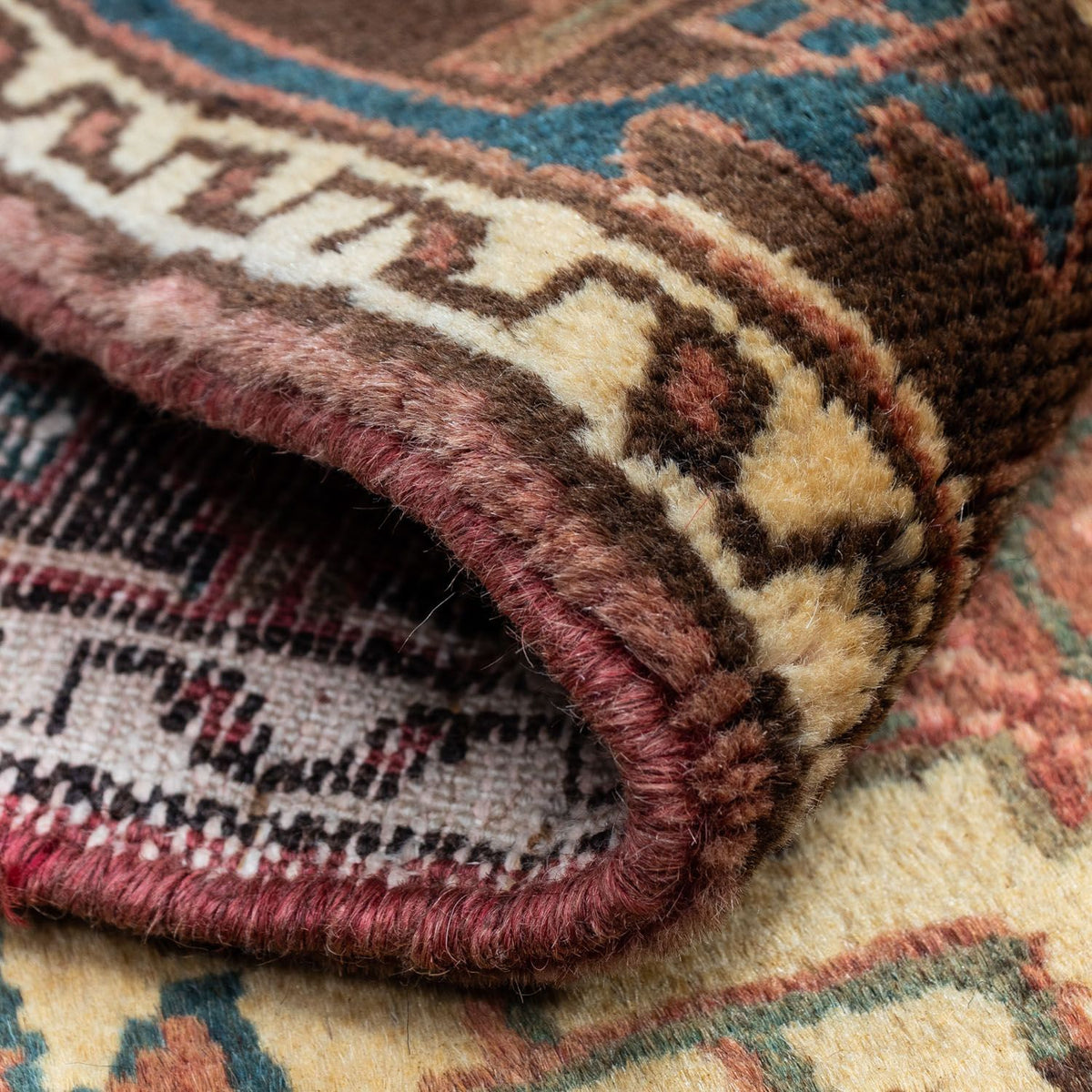 Alfombra persa - Nómada - 125 x 85 cm - rojo claro