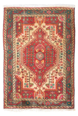 Alfombra persa - Nómada - 119 x 82 cm - rojo
