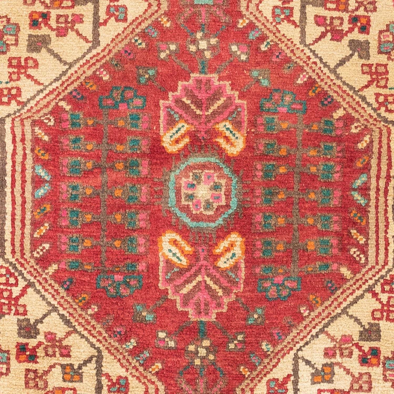 Alfombra persa - Nómada - 119 x 82 cm - rojo