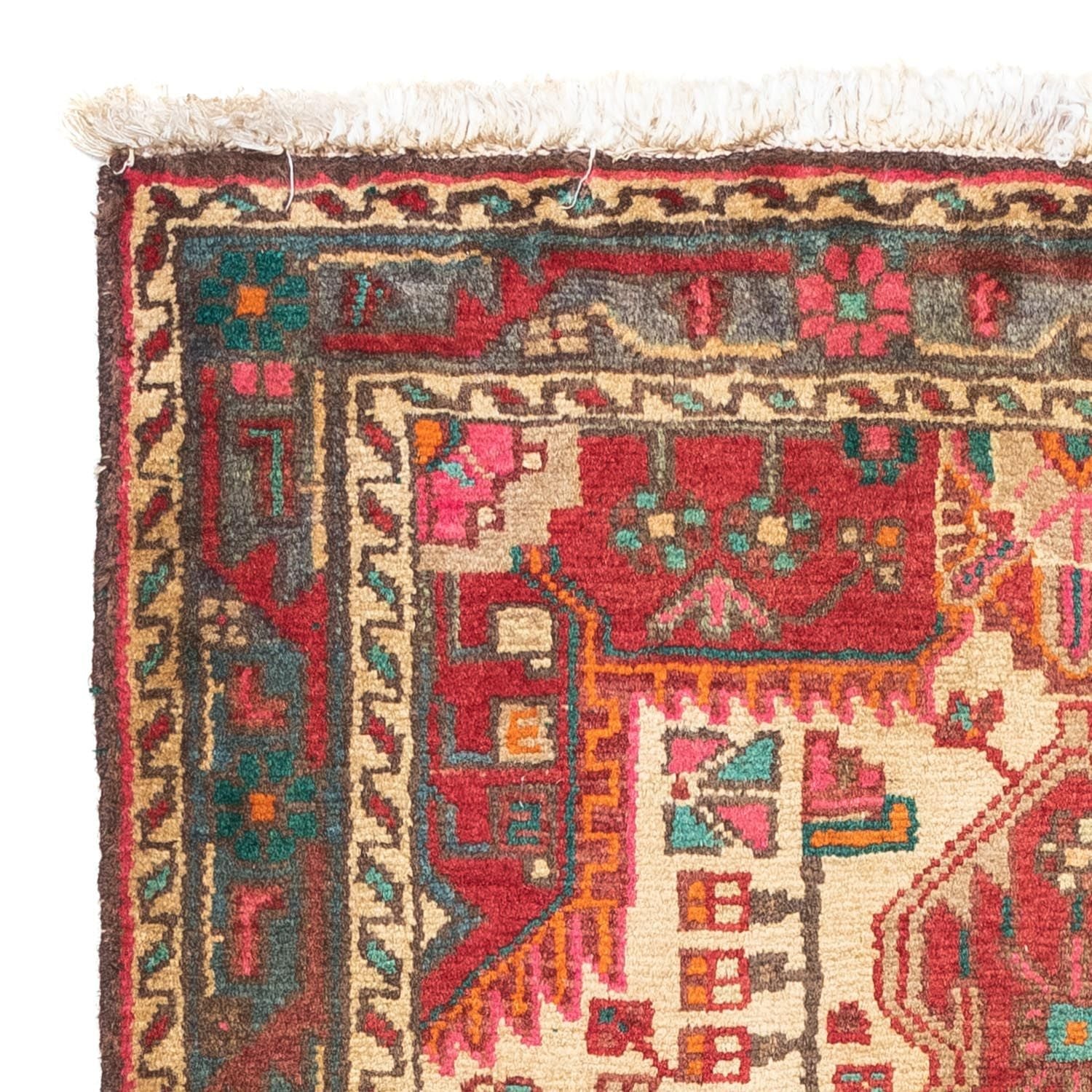 Alfombra persa - Nómada - 119 x 82 cm - rojo