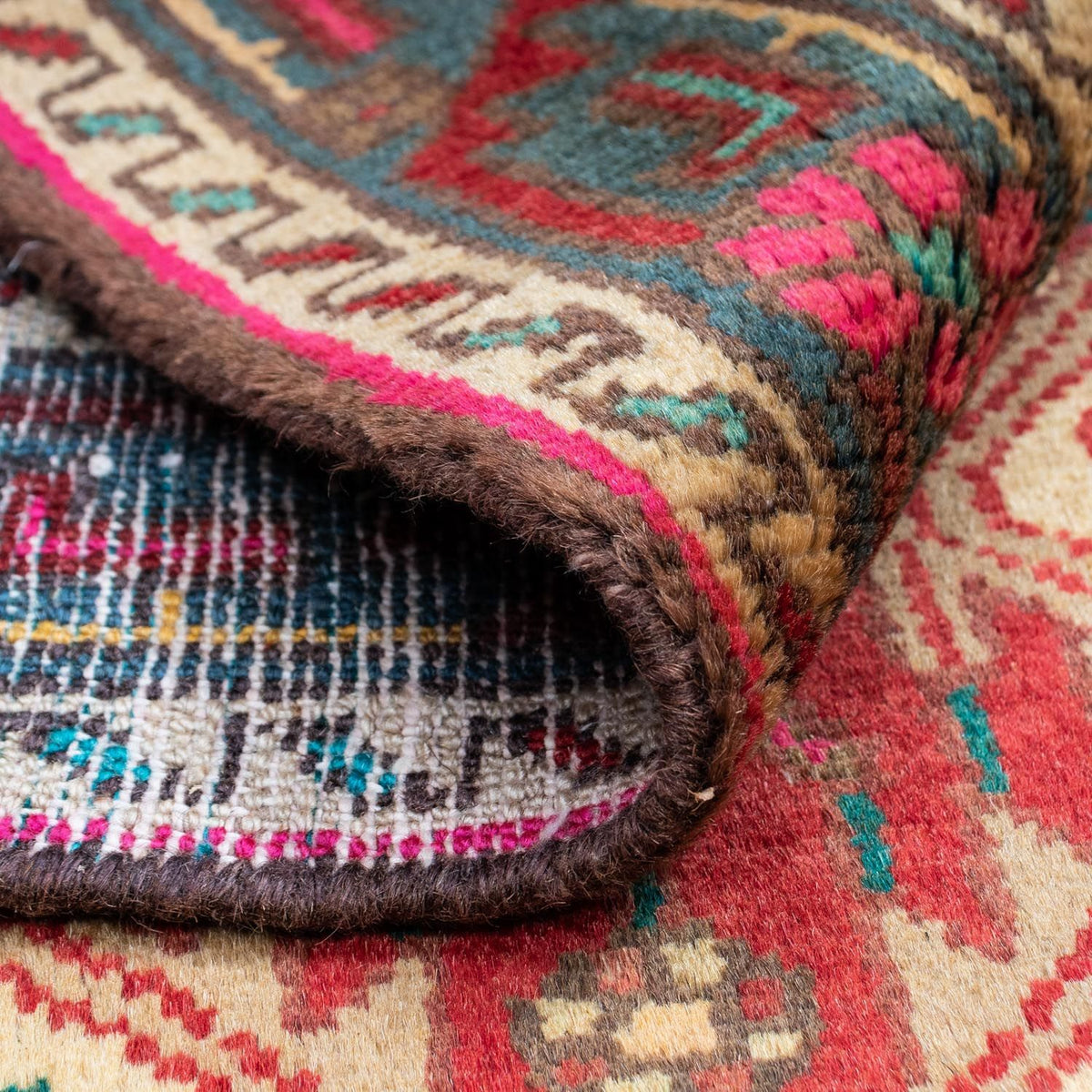 Alfombra persa - Nómada - 119 x 82 cm - rojo