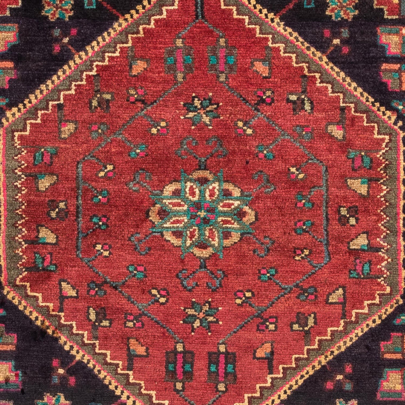 Alfombra persa - Nómada - 136 x 90 cm - rojo