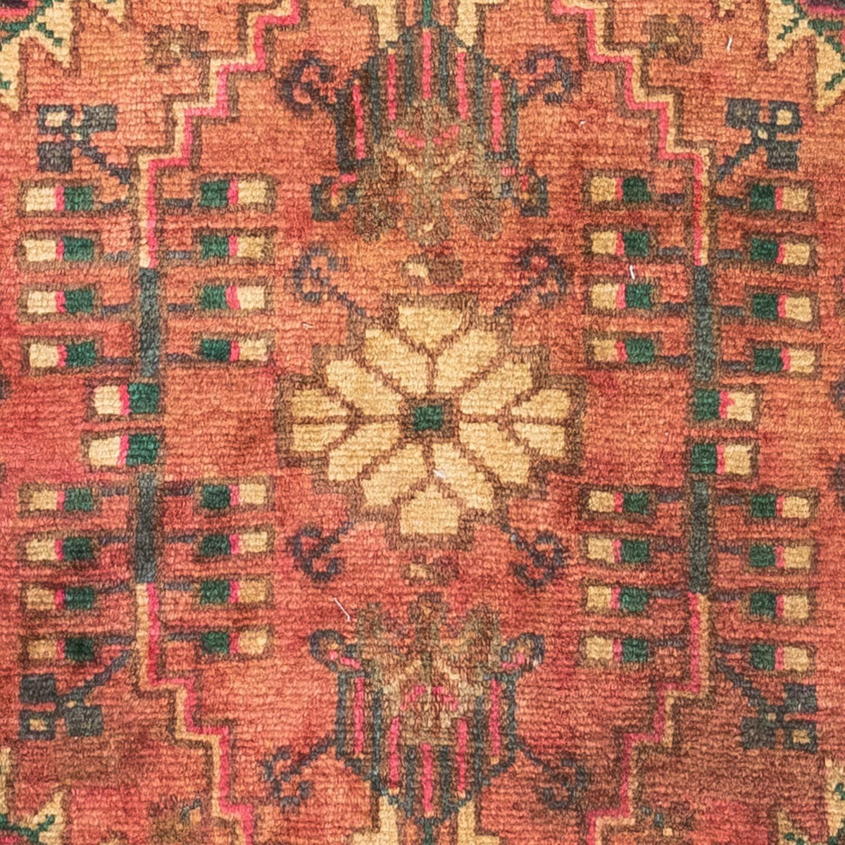 Alfombra persa - Nómada - 130 x 90 cm - rojo claro